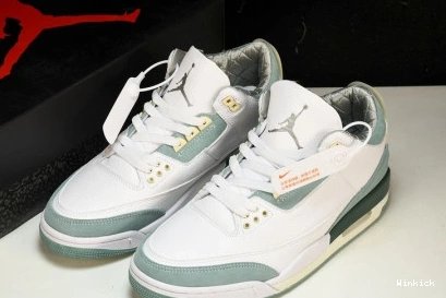“ Air Jordan DT8532-130 3 GREEN WHITE 0712